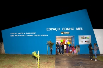 Foto - Inauguração Creche Escola e Entrega Kit Escolar Lupércio