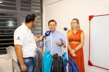 Foto - Inauguração Creche Escola e Entrega Kit Escolar Lupércio