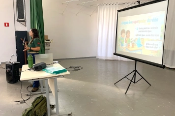 Foto - Palestra de Conscientização – Dia Mundial da Água Lupércio