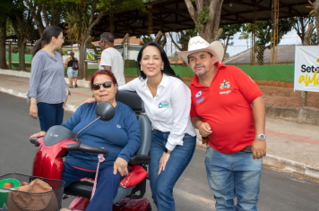 Foto - Visita da Primeira-dama do Estado Cristiane Freitas