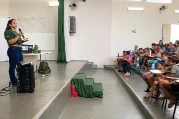 Foto - Palestra de Conscientização – Dia Mundial da Água Lupércio