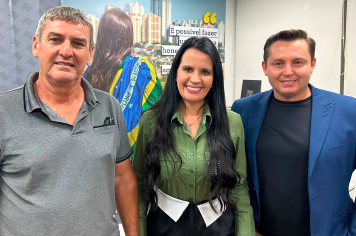 Prefeito Cleber Menegucci e Vice Tadeu Belintani Cumprem Agenda em São Paulo