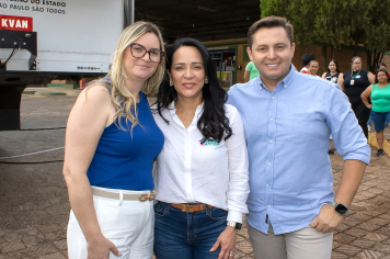 Primeira-dama do Estado visita Lupércio e destaca curso de capacitação do Fundo Social