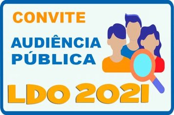 Convite - Audiência Pública - LDO 2021